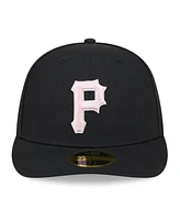 New Era Men's Black Pittsburgh Pirates 2024 Mother's Day Low Profile 59FIFTY Fitted Hat