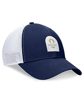 Fanatics Men's Navy/White Paris 2024 Summer Olympics Adjustable Hat