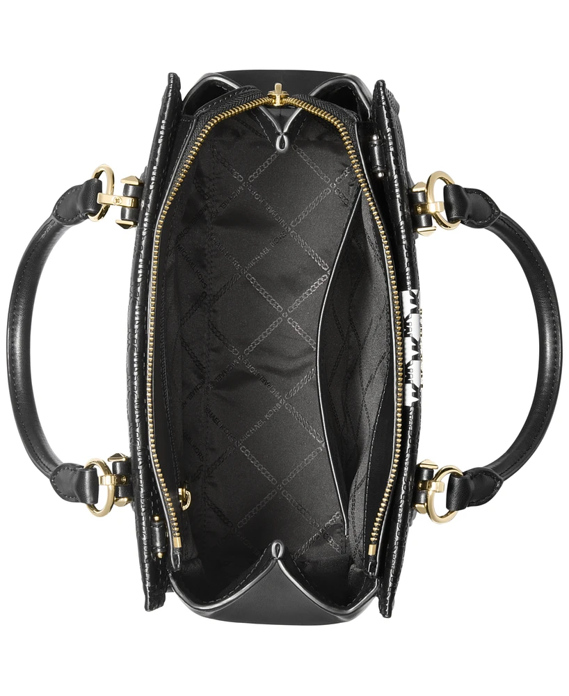Michael Kors Marilyn Logo Medium Satchel