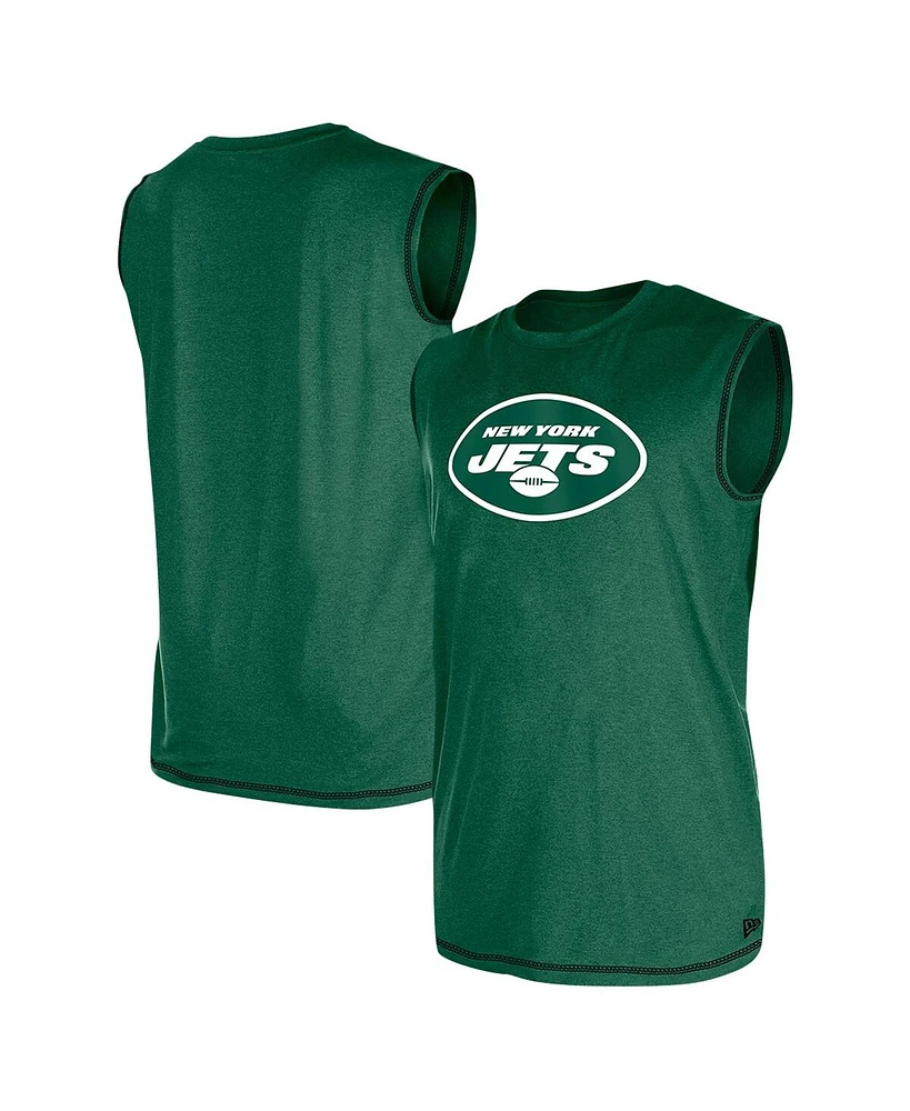 New Era Men's Green New York Jets Tank Top