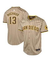 Nike Big Boys and Girls Manny Machado Sand San Diego Padres Alternate Limited Player Jersey