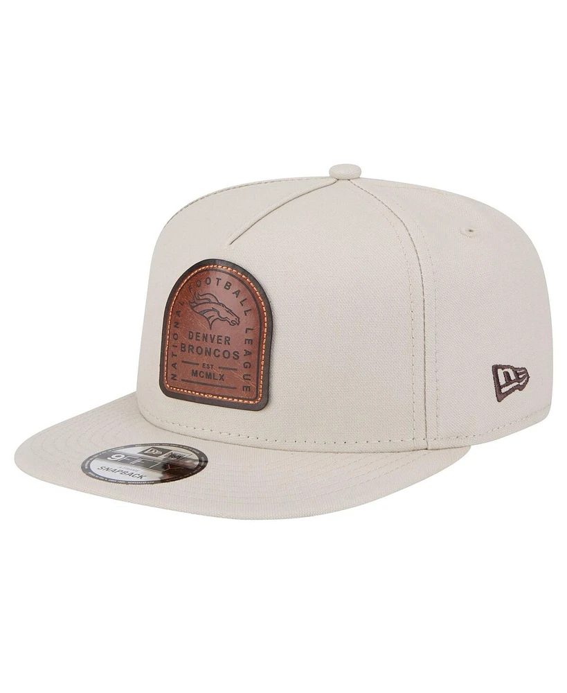 New Era Men's Stone Denver Broncos Premier 9FIFTY Snapback Hat