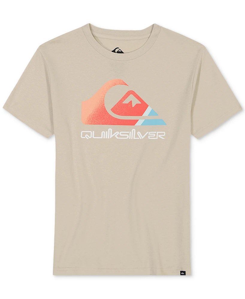 Quiksilver Big Boys Logo Splice T-Shirt