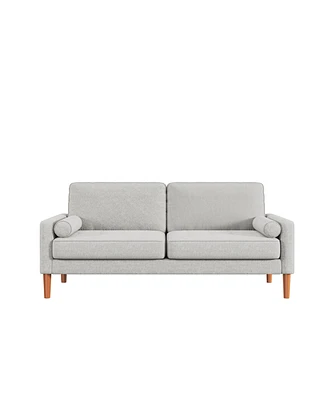 Simplie Fun 67" Modern 3-Seater Sofa for Small Spaces, Beige