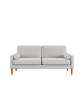 Simplie Fun 67" Modern 3-Seater Sofa for Small Spaces, Beige