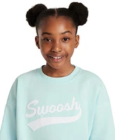 Nike Big Girls' Sportswear Club Fleece Oversized Crewneck Sweatshirt