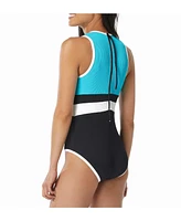 Beach House Sport Women's Aspire Ribbed One Piece Swimsuit