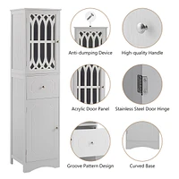 Modern Bathroom Cabinet: Mdf, Acrylic, Adjustable