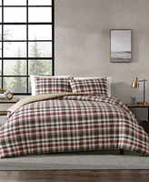 Eddie Bauer Astoria Plaid Microsuede Duvet Cover Sets