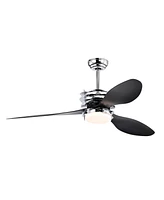 Simplie Fun Modern 52" Ceiling Fan with Lights & Remote