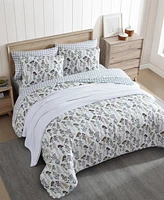 Eddie Bauer Flower Field Reversible Piece Quilt Set