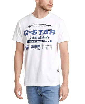 G-Star Raw Men's Straight-Fit Logo Graphic T-Shirt
