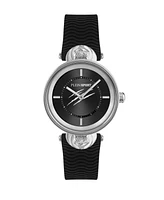 Plein Sport Women's Supernova Two Hand Quartz Black Silicone 34MM