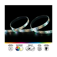 Monster Cable Monster 16.4ft Sound Reactive Smart Multi-Color Multi-White Led Light Strip