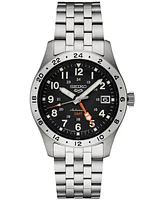 Seiko Men's Automatic 5 Sports Gmt Stainless Steel Bracelet Watch 39mm