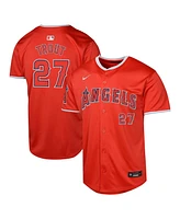 Nike Big Boys and Girls Mike Trout Red Los Angeles Angels Alternate Limited Player Jersey