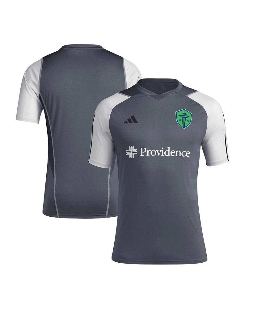 Adidas Men's Gray Seattle Sounders Fc 2024 Aeroready Training Jersey