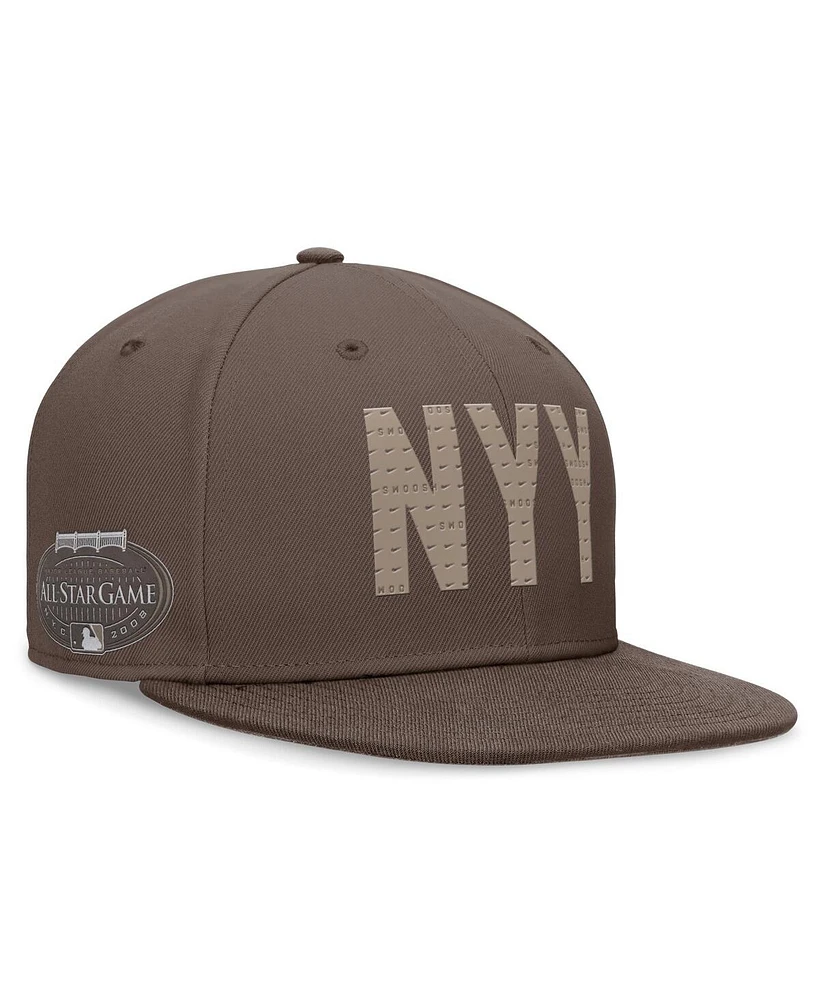 Nike Men's Brown New York Yankees Statement Ironstone Performance True Fitted Hat