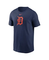 Nike Men's Navy Detroit Tigers Fuse Logo T-Shirt