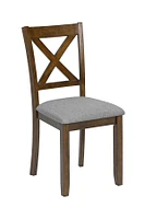 Walnut Dining Table Set with Bench for 6