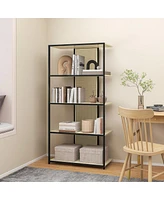 Simplie Fun 5 Layer Rack, Suitable For Bedroom, Living Room, Study, Dining Room And Entrance