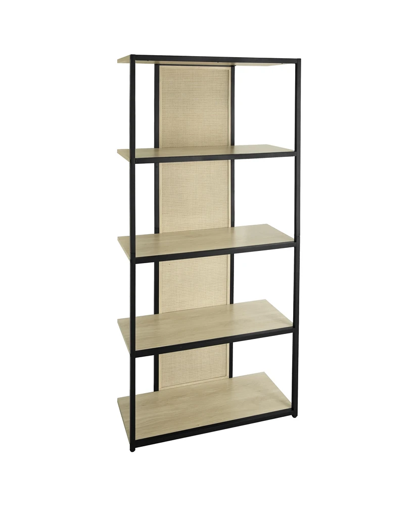 Simplie Fun 5 Layer Rack, Suitable For Bedroom, Living Room, Study, Dining Room And Entrance