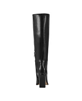 Marc Fisher Ltd Women's Lannie Pointy Toe Block Heel Knee High Dress Boots