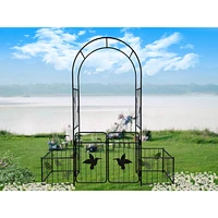 Streamdale Furniture Metal Garden Arch for Support and Events