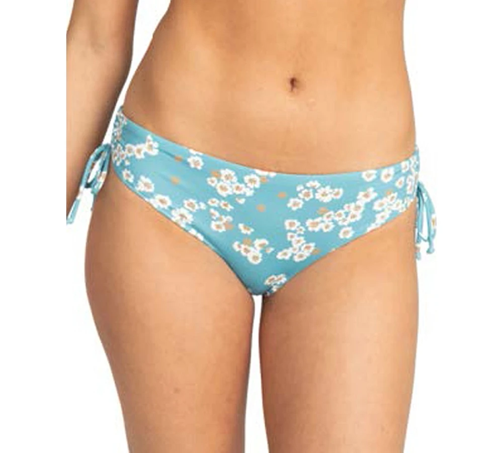 Roxy Juniors' Beach Classics Floral-Print Tie-Side Bikini Bottom