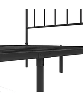 Streamdale Furniture Metal Platform Bed Frame With Headboard, Sturdy Metal Frame, No Box Spring Needed(Full)