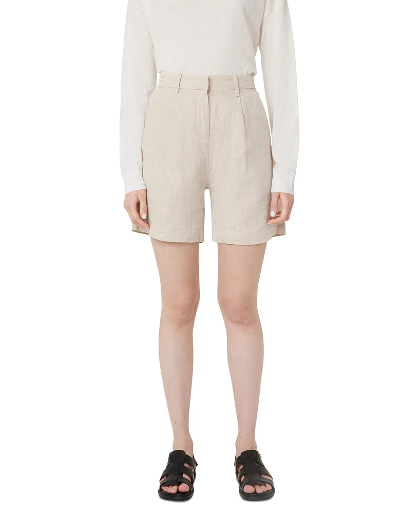 Frank And Oak Women's Amelia Linen Shorts