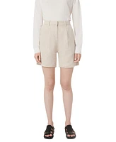 Frank And Oak Women's Amelia Linen Shorts