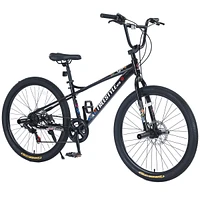 Streamdale Furniture Freestyle Kids Bike Double Disc Brakes 26 Inch Children's Bicycle For Boys Girls Age 12+ Years