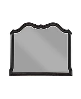 Simplie Fun Chelmsford Mirror, Black Antique Finish