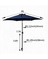 9FT Umbrella Navy Blue
