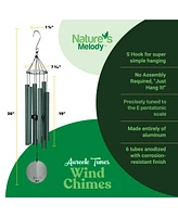 Nature's Melody Aureole Tunes Wind Chimes - 6-Tube Outdoor chime