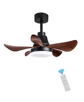 Streamdale Furniture Small 28" Ceiling Fan with Lights and Remote-Control