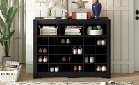 Sleek 24 Shoe Cubby Console & Sideboard
