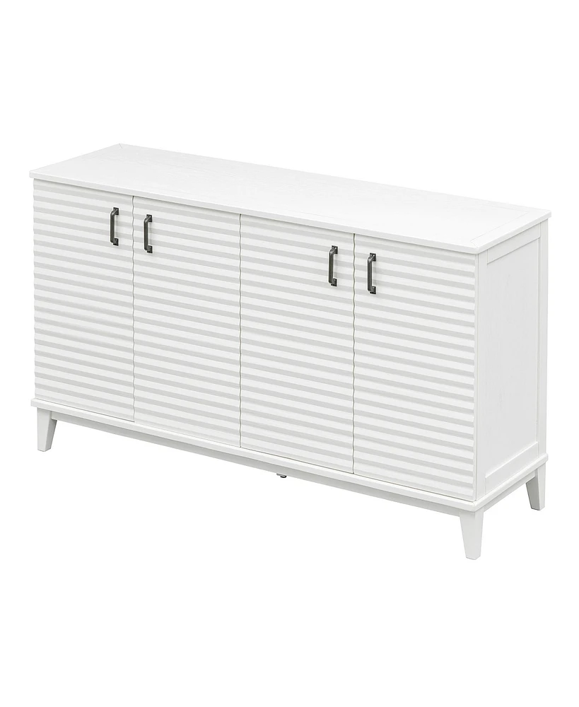 Simplie Fun Large Sideboard Storage Buffet with Adjustable Shelves