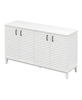 Simplie Fun Large Sideboard Storage Buffet with Adjustable Shelves