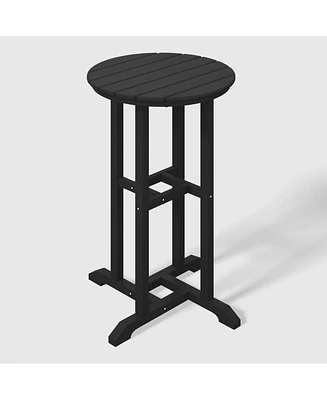 WestinTrends 37" Counter Height Round Outdoor Patio Bistro Bar Table