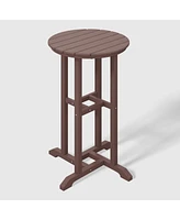 37" Counter Height Round Outdoor Patio Bistro Bar Table