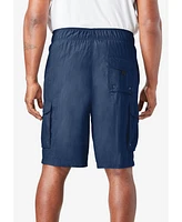 KingSize Big & Tall 8" Cargo Swim Trunks