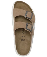 Papillio by Birkenstock Women's Arizona Chunky Suede Leather Platform Sandals from Finish Line