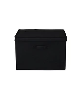 Household Essentials Wide Storage Box with Lid