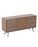 Simplie Fun Modern Sideboard, Buffet Cabinet, Storage Cabinet, Tv Stand Anti-Topple Design