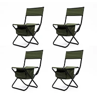 5-Piece Folding Table and Chairs Set for Outdoor Use