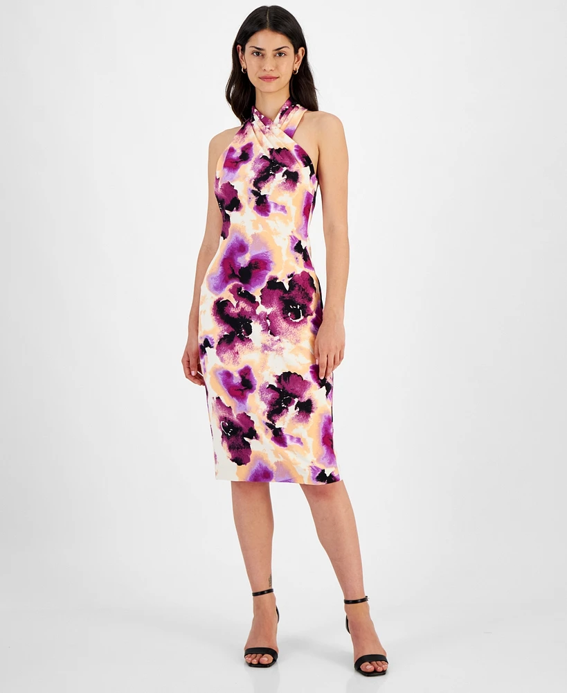 Rachel Roy Harland Floral-Print Midi Dress