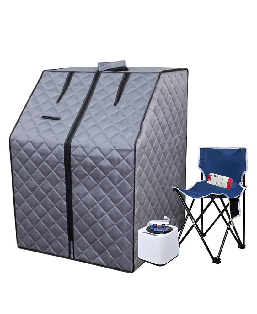 Streamdale Furniture Sojourner Portable Sauna For Home - Steam Sauna Tent, Personal Sauna - Sauna Heater