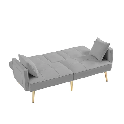 Simplie Fun Velvet Sofa Bed